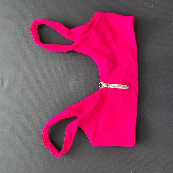 Lovers + Friends Zip-Up swim top - Picture 2 of 3